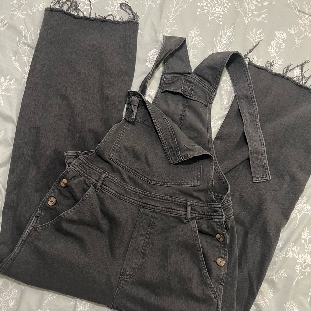 Aerie Dark Gray Overalls